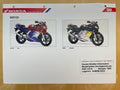 NSR125R NSR 125 R Baujahr 1999 - Honda Original Farbchart Prospekt