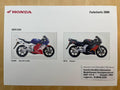NSR125R NSR 125 R Baujahr 2000 - Honda Original Farbchart Prospekt