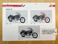 VT125C VT125 C + C2 Baujahr 1999 - Honda Original Farbchart Prospekt