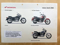 VT125C VT125 C + C2 Baujahr 2002 - Honda Original Farbchart Prospekt