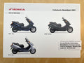 FES125 FES 125 Pantheon Baujahr 2001 - Honda Original Farbchart Prospekt