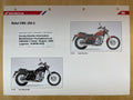 CMX250 CMX 250 Rebel Baujahr 1996 - Honda Original Farbchart Prospekt