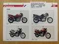 CB500 CB 500 Baujahr 2000 - Honda Original Farbchart Prospekt