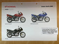 CB250 CB 250 Two-Fifty Baujahr 1996 - Honda Original Farbchart Prospekt