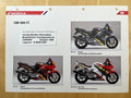 CBR600F CBR 600 F Baujahr 1996 - Honda Original Farbchart Prospekt
