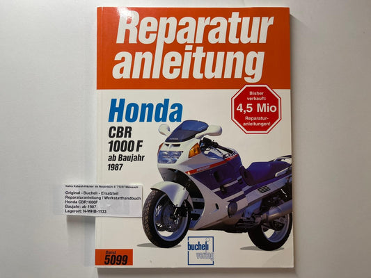WERKSTATTHANDBUCH CBR1000F CBR 1000 F Baujahr 1987 - 1999 Reparaturanleitung