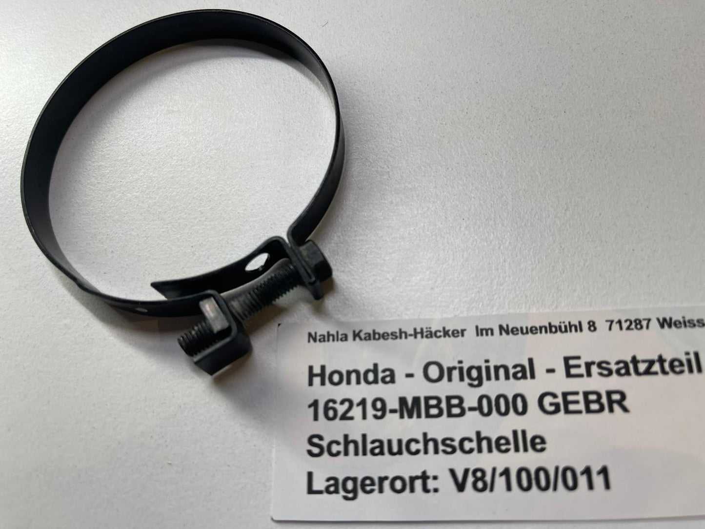 Schlauchklemme VTR1000F XL1000V Original Honda - 16219-MBB-000