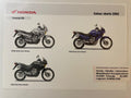 XL650V XL 650 V Transalp Bj. 2002 - Honda Original Farbchart Prospekt