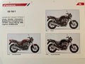 CB750F2 CB 750 F2 Seven Fifty Bj. 1996 - Honda Original Farbchart Prospekt