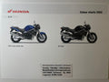 CB1100SF CB 1100 SF X-Eleven X-11 Bj. 2002 - Honda Original Farbchart Prospekt
