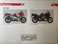 CBR1000F CBR 10000 F Bj. 1997  - Honda Original Farbchart Prospekt