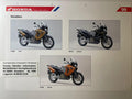 XL1000V XL 1000 V Varadero Bj. 1999 - Honda Original Farbchart Prospekt