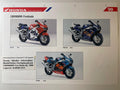CBR900RR CBR 900 RR Fire Blade Bj. 1999 - Honda Original Farbchart Prospekt