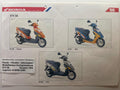 SFX50 SFX 50 Baujahr 1998 - Honda Original Farbchart Prospekt