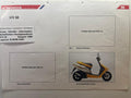 SFX50 SFX 50 Baujahr 1996 - Honda Original Farbchart Prospekt