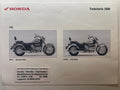 GL1500C GL 1500 C  F6C Bj. 2000 - Honda Original Farbchart Prospekt