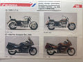 GL1500C F6C + ST1100 Pan European Year 1998 - Honda Original Color Chart Brochure
