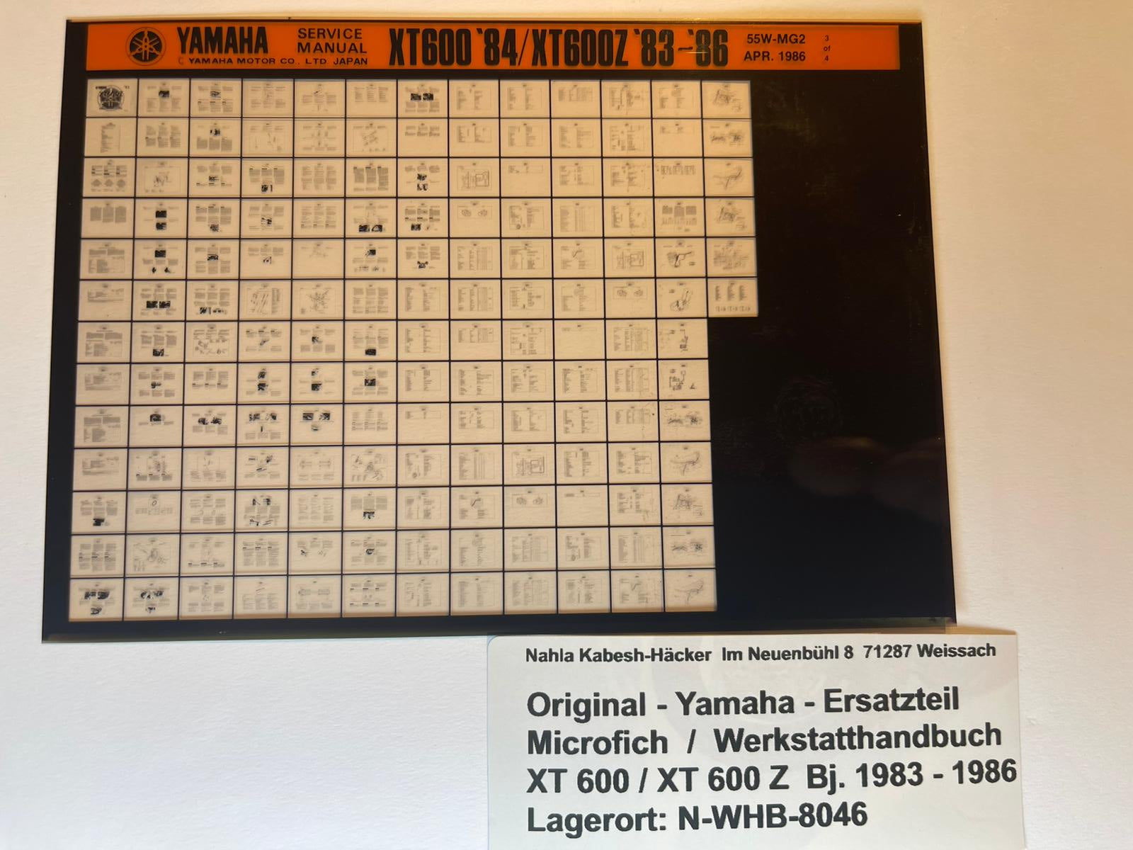 WORKSHOP MANUAL _ GERMAN _ original _ SUZUKI_ GSX 750 _ year of manufacture 1998