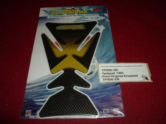 Tankpad _ Tankschutz _ Honda _ CBR - Modelle_ carbon _ gelb _ super Qualität