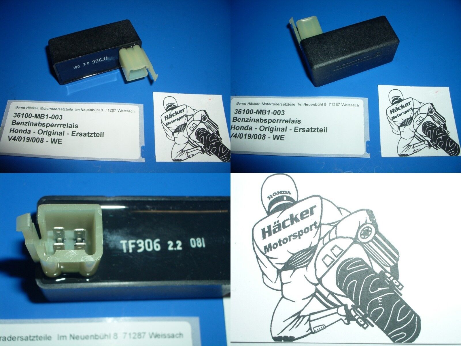 Benzinabsperrrelais VF 750 C VF750 C Baujahr 1982 36100-MB1-003