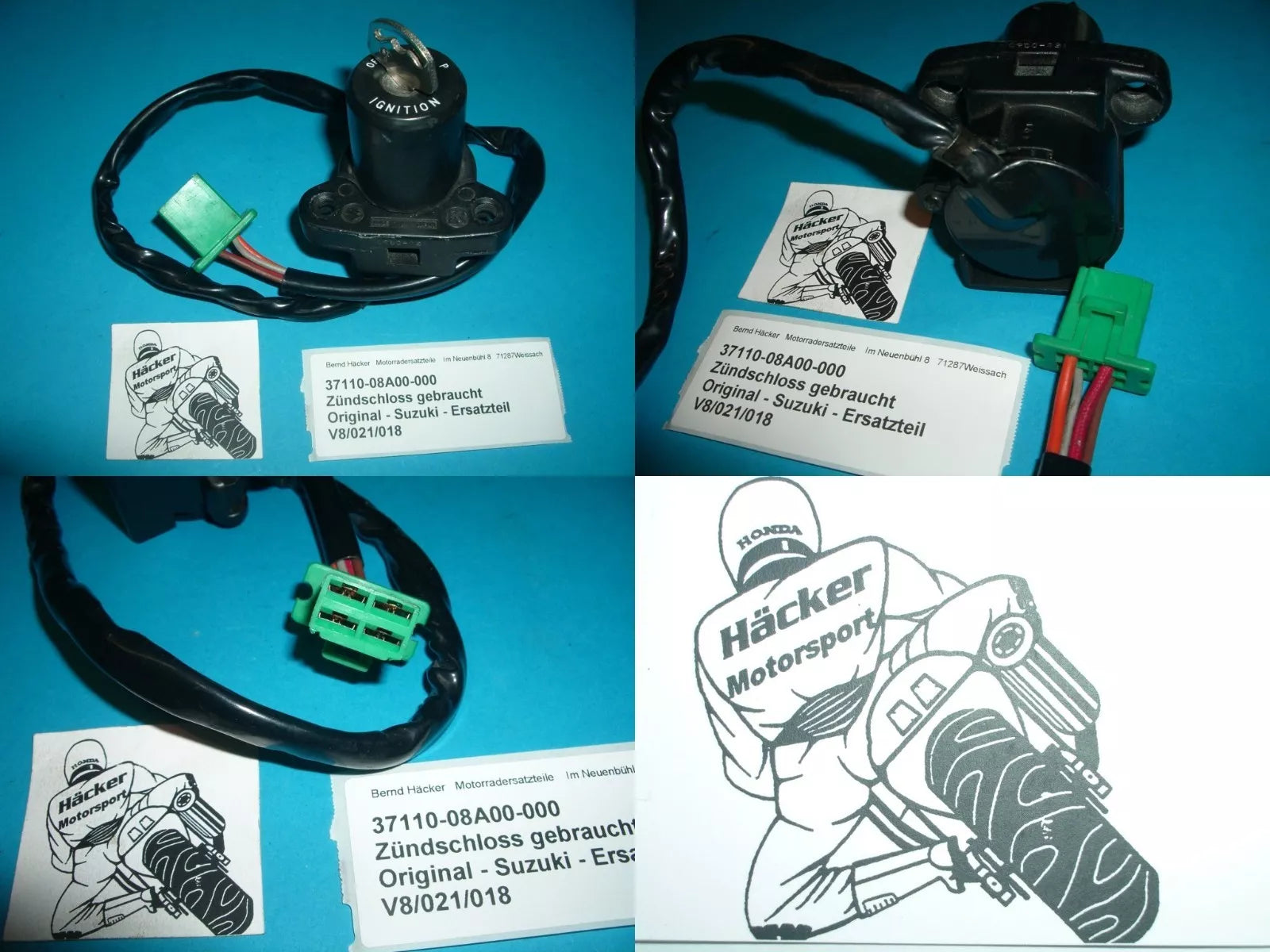 Ignition switch _ Ignition switch _ GSXR 750 _ GSX-R _ GSXR750 _ 1985 - 1987_ 37110-08A00