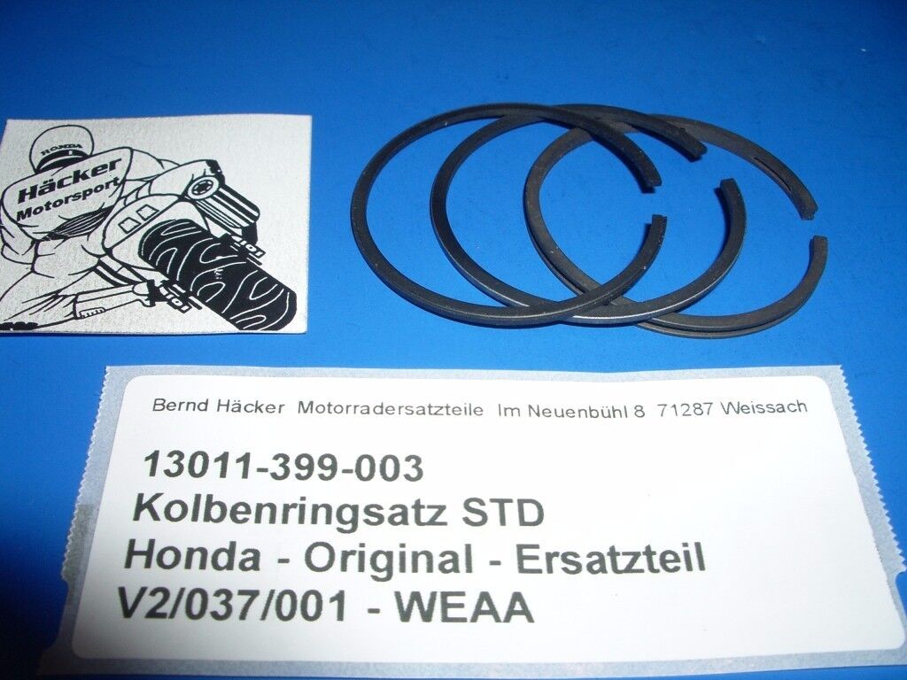 Piston rings STD _ RING SET, PISTON 0.00 _ NOS _ CL 125 A _ SS 125_ 13011-230-000