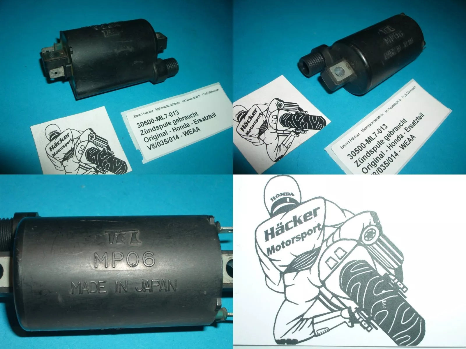Zündspule _ Zuendspule _ CB 500 _ CB500 S _ Bj 1994 - 2002 _ 30500-ML7-013