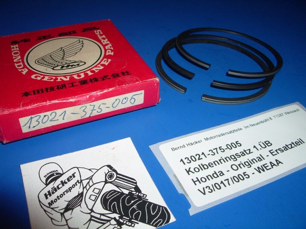 Piston rings 1.ÜB _ RING SET, PISTON 0.25 _ NOS _ CB 500 T _ 13021-375-005