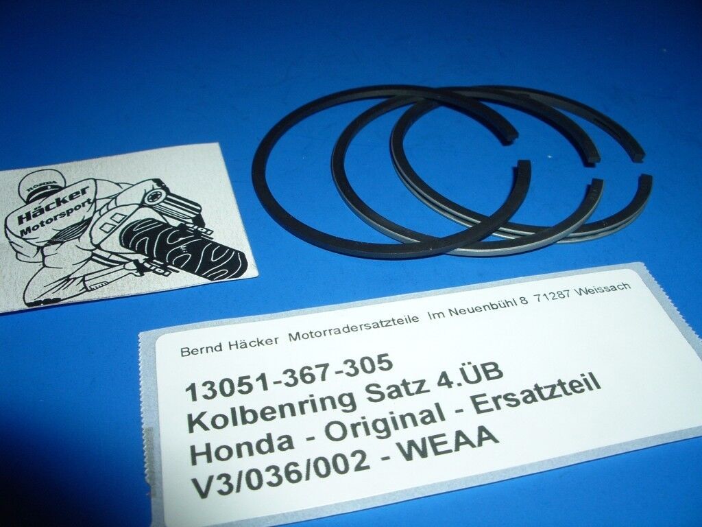 Kolbenringe 4.ÜB _ RING SET, PISTON _ CB 250 B _ B4 _ Bj 1972 _ 13051-367-305