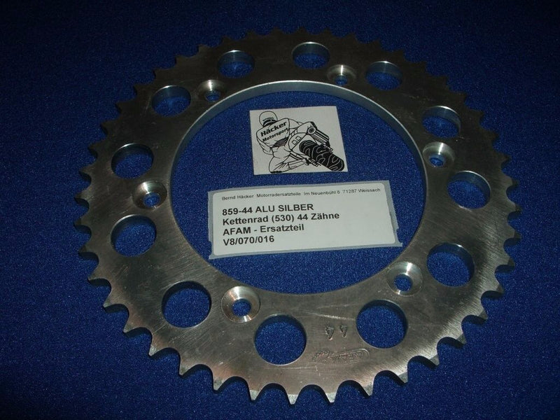 Kettenrad ALU 44 Zähne FZR750R Bj. 1987 + 1988 besserer Durchzug