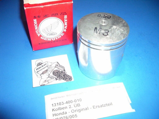 Kolben 2.ÜB _ PISTON 0,50 _ NOS _ CR 125 M _ Baujahr 1976 - 1978 _ 13103-400-010