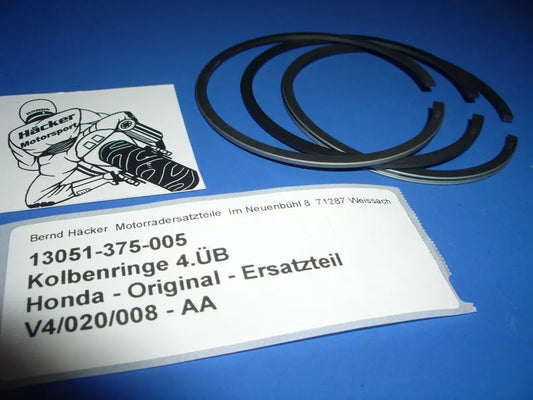 Satz Kolbenringe _ 4.ÜB _ CB 500 T _ CB500 T _ Bj 1974 - 1976 _ 13051-375-005