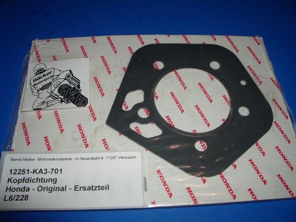 Head gasket _ GASKET, CYLINDER HEAT _ NOS _ CR 125 R _ Bj 1982 _ 12251-KA3-701