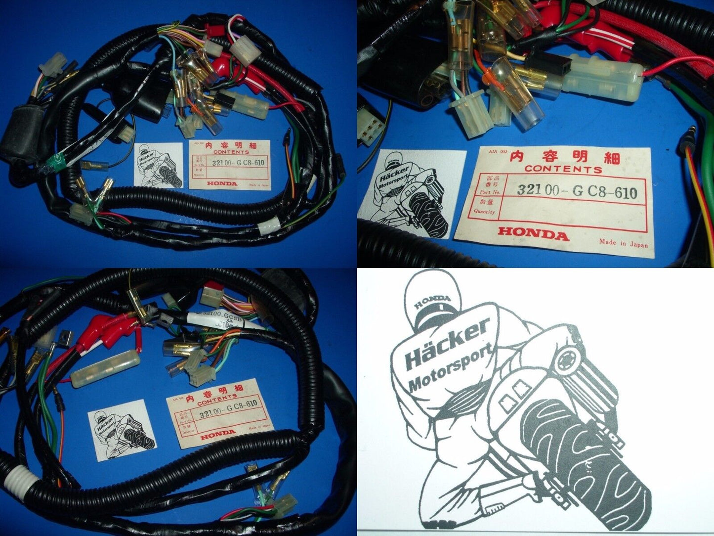 Wiring harness _ WIRE HARNESS _ NOS _ NH 80 MSD _ LEAD _ 1983 - 1984 _ 32100-GC8-610