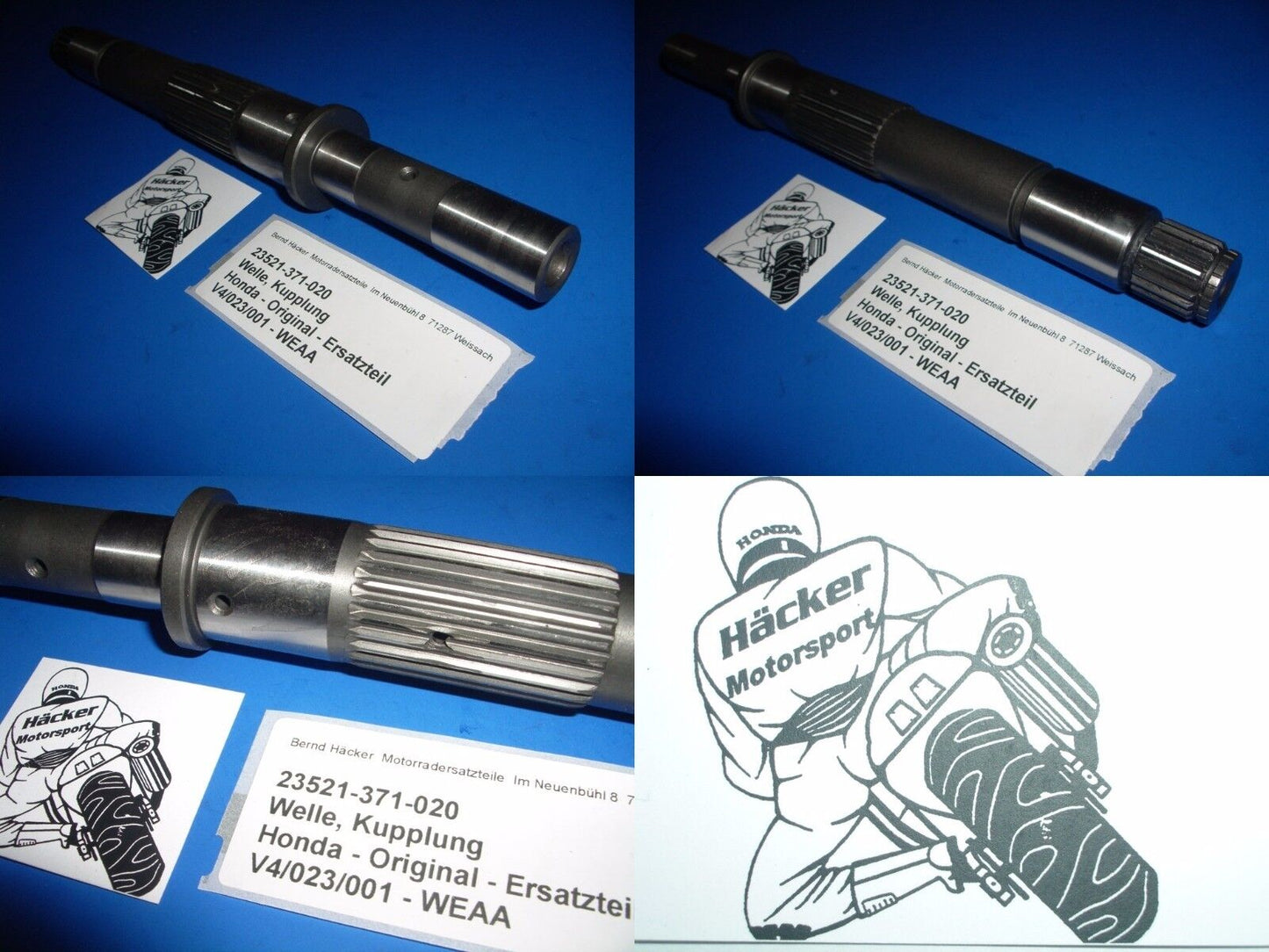 Clutch - shaft _ SHAFT, FINAL GEAR _ GL 1000 _ year 1976 - 1979 _ 23521-371-020