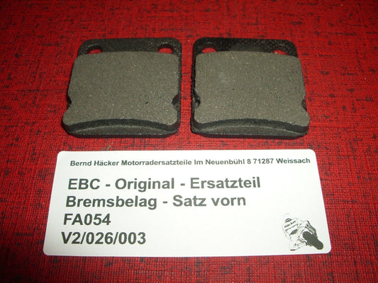 Brake pad _ brake pads _ set _ rear _ Kawasaki _KLX 125 C _ EBC FA 054