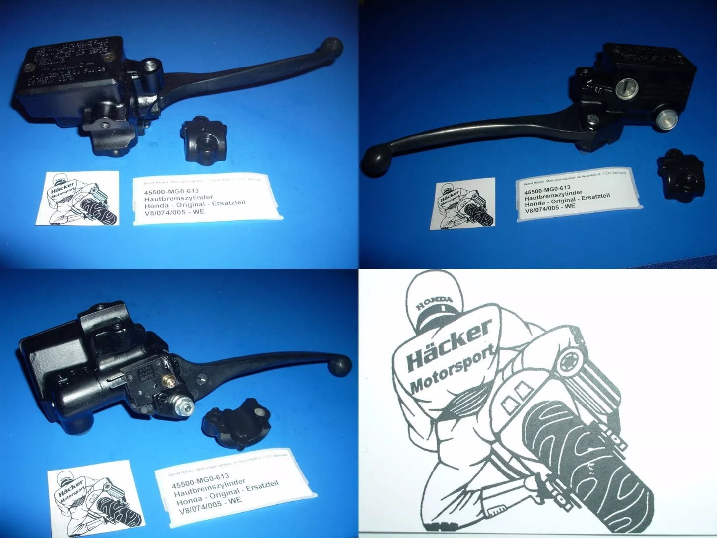 Master cylinder _ MASTER CYLINDER ASSY _ CX 650 E _ CX650 E _ 45500-MG0-613