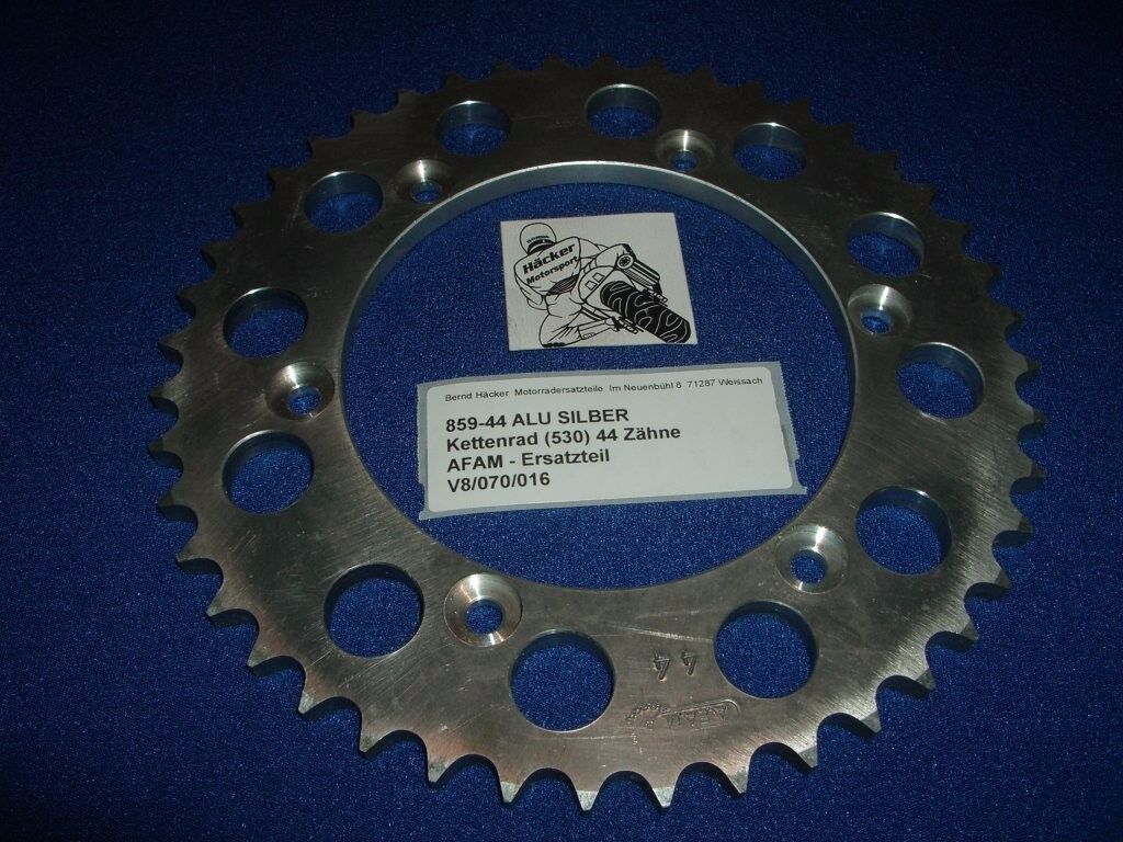 Kettenrad _ REAR SPROCKET _ ALU _ 530 44Z _ 859-44Z _ FZR 750 R _ Bj 1987 - 1989