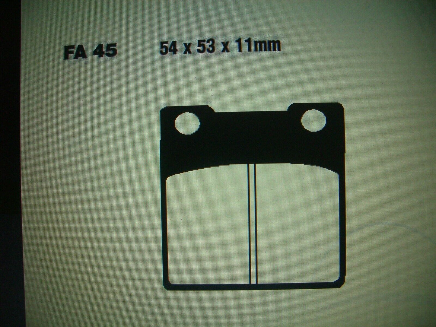 EBC brake pads _ brake pad set _ front _ CB 250 N _ CB 400 ND _ FA 045