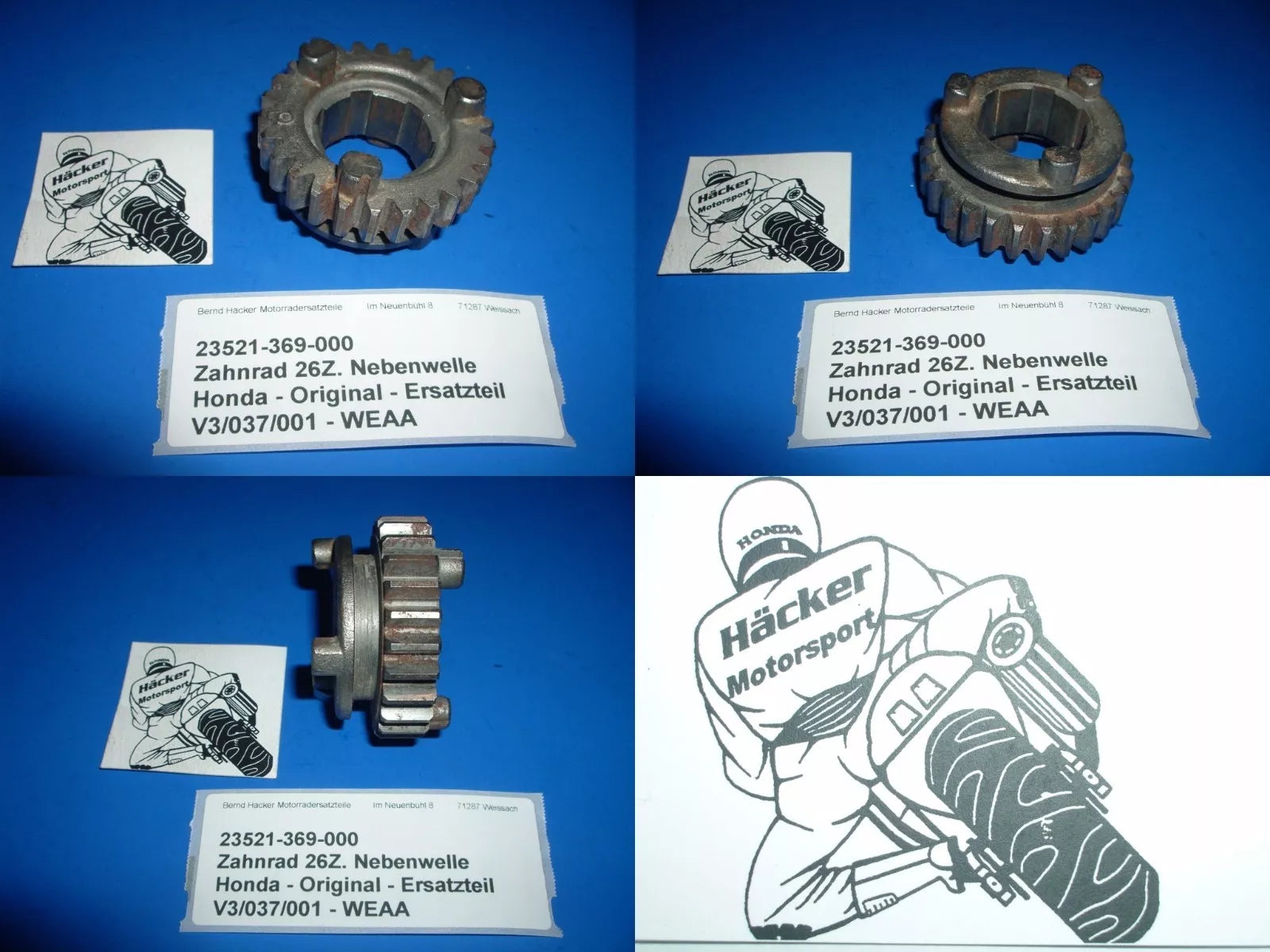 94,80 Euro inkl. Versand Zahnrad CB250G neu 23521-369-000