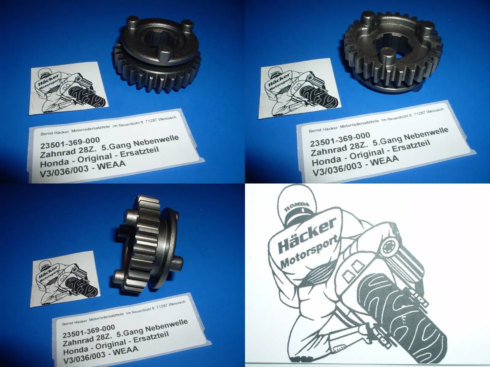 84,60 Euro inkl. Versand Zahnrad CL360 neu 23501-369-000