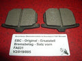 Bremsbelag Satz _ v + h _ CB 750 F _ CB 900 F _ Baujahr 1979 - 1981 _ EBC FA 031