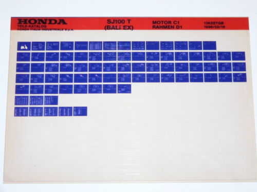 Microfich Ersatzteilliste _ SJ 100 _ SJ100 _ Bali Roller _ HF07 _ Bj 1996