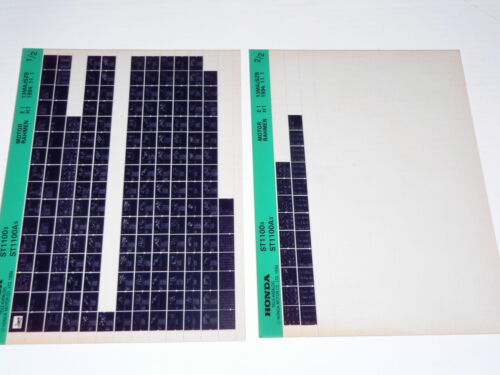 Microfich spare parts list _ ST 1100 _ ST 1100 A (ABS) Pan European Bj 1995