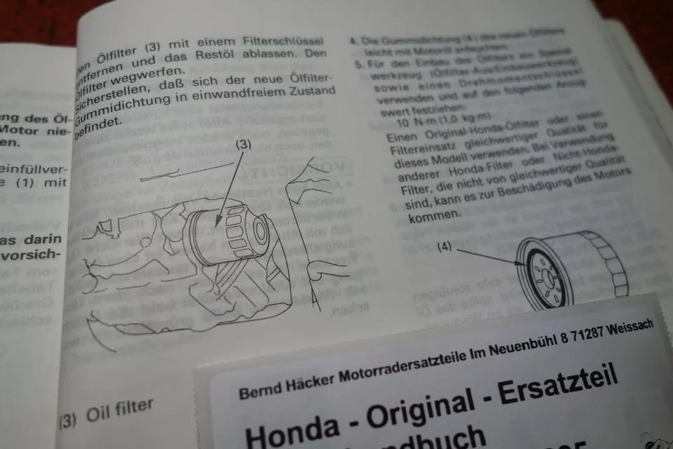 Fahrerhandbuch _ Owners Manual _ Manuel du Conducteur _ VT 600 C _ Baujahr 1995