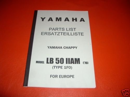 Ersatzteilkatalog _ Teileliste _ Partslist _ LB-2M 50 _ Typ 1F0 _ Baujahr 1976