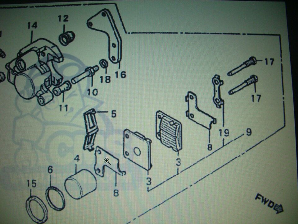 Original Bremsbeläge _ Bremsbelag - Satz _ vorn _ MB 50 S  _ MB-5 _45120-166-000