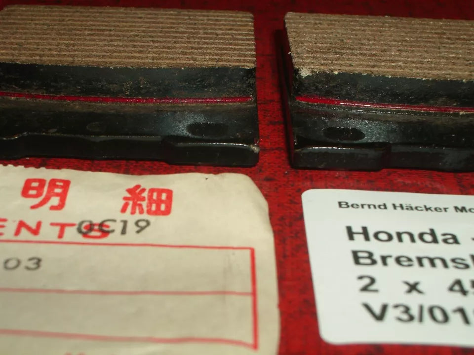 ZUB Bremsbeläge Satz vorn CB 125 K6 _ Bj. 1976 45340 / 45345-351-700