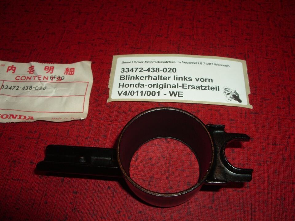 Indicator holder front left CB 900 F year of manufacture 1980 33472-438-020