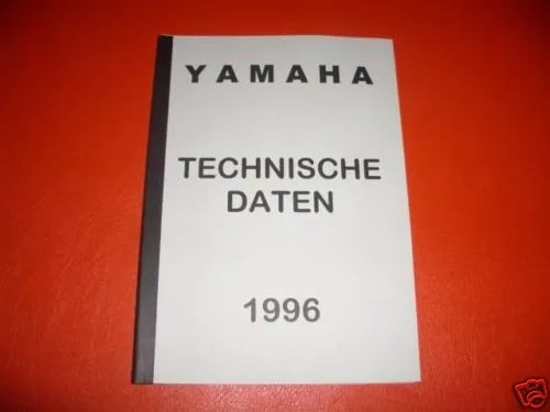 Technischer - Daten - Katalog _ für Yamaha Modelle von 1996